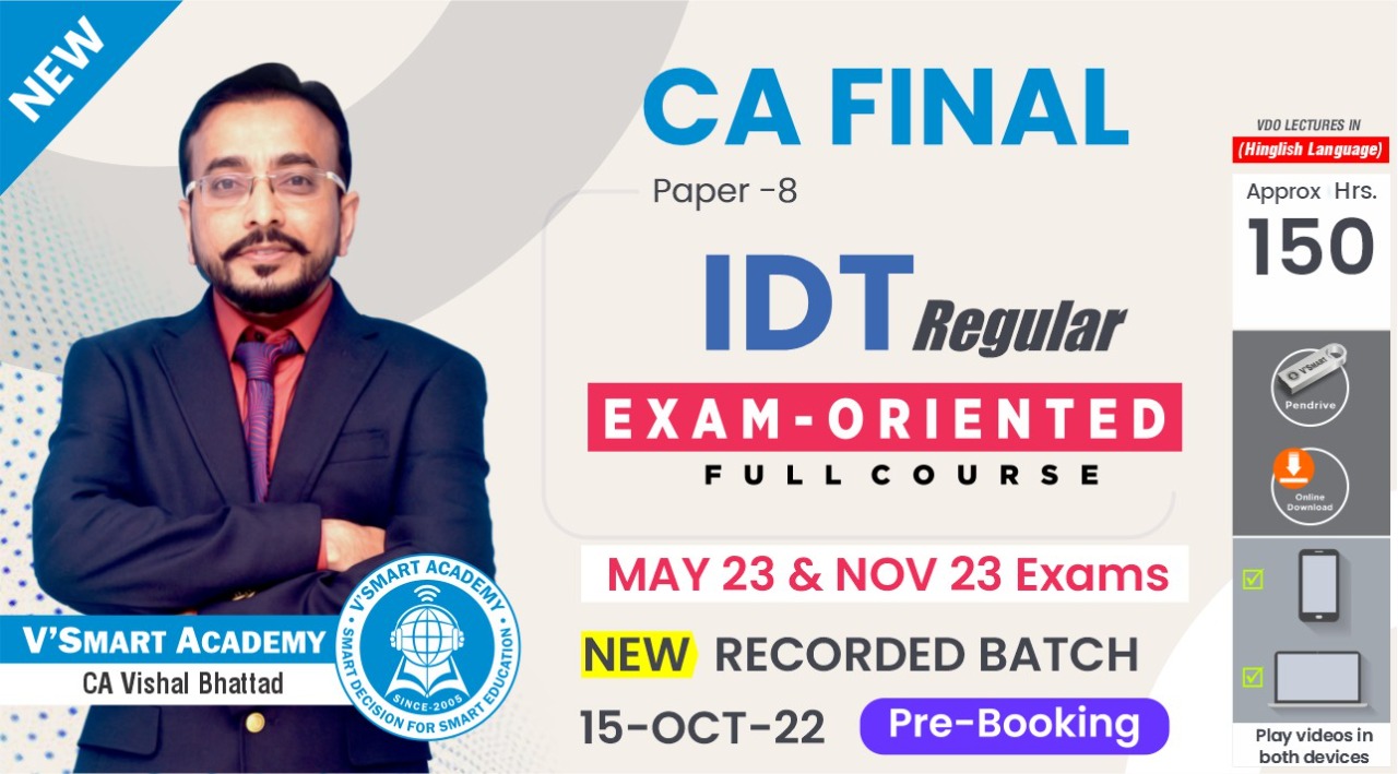 CA Final Online Classes in Pune - Vsmart Academy